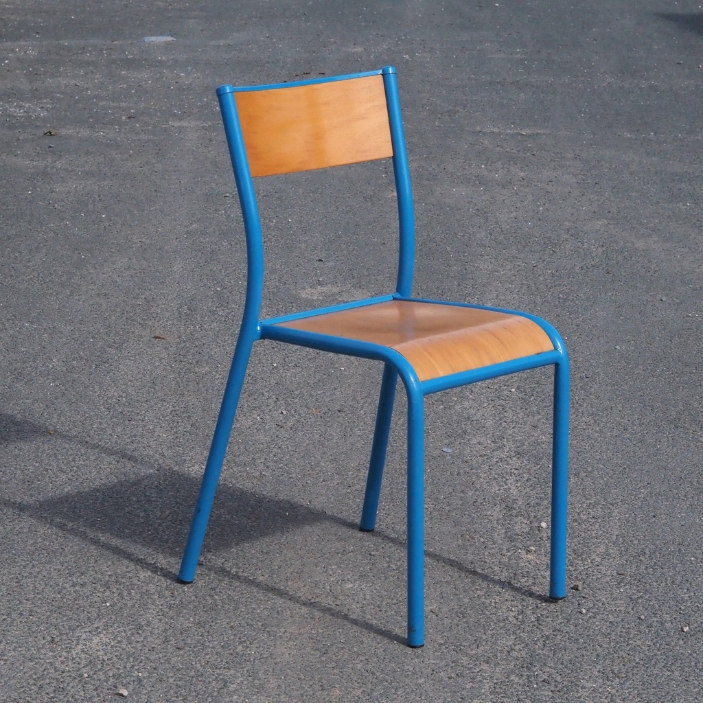 Stackable chair '510' by Mullca