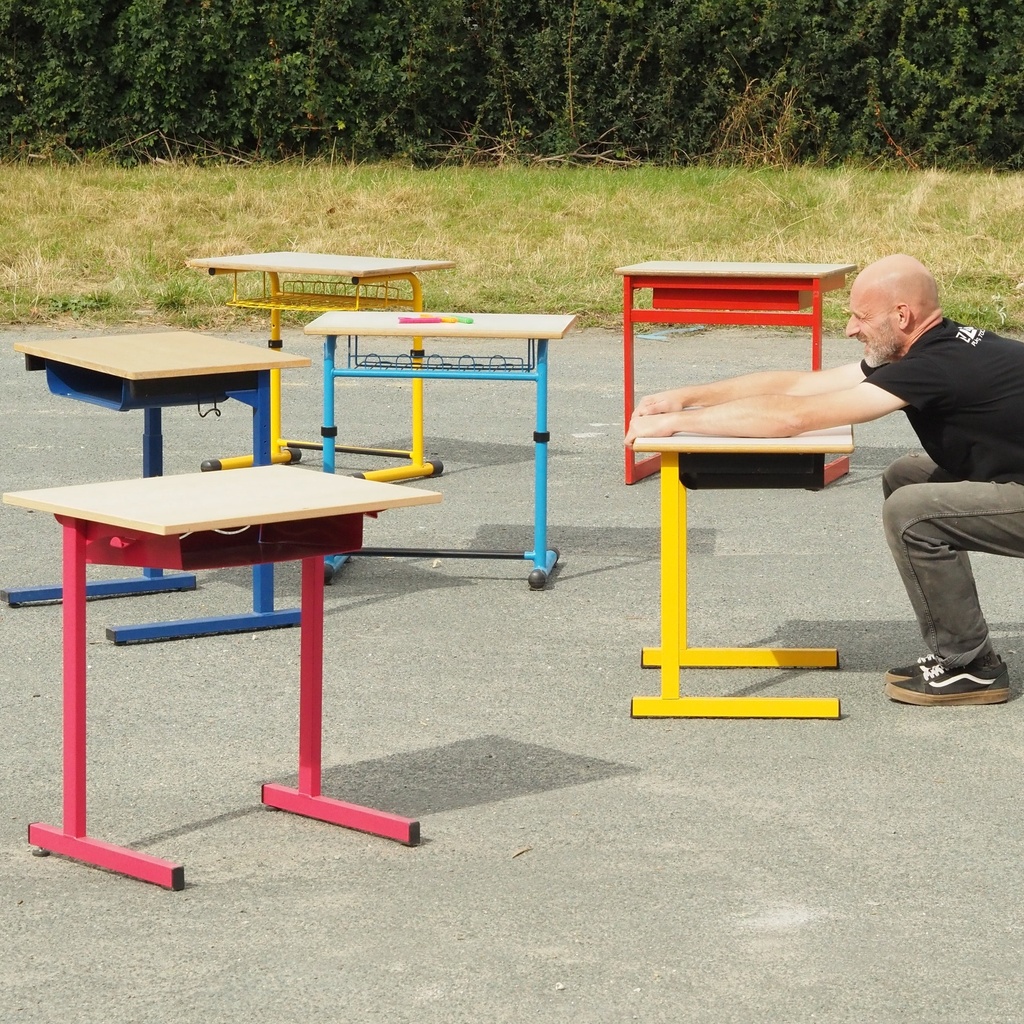 Cantilever school desk (various models) - Only available in our physical shop
