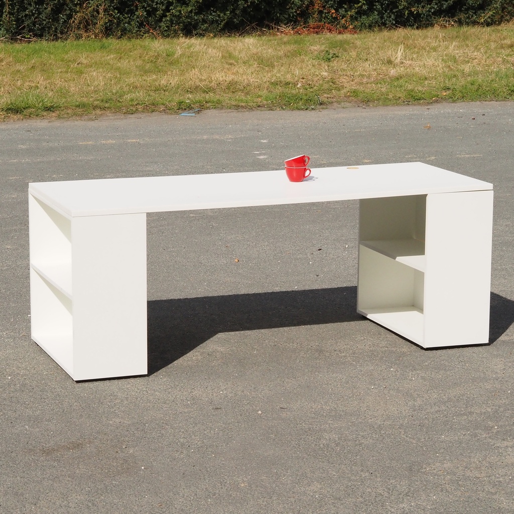 Large desk with storage units (200 x 80 cm)