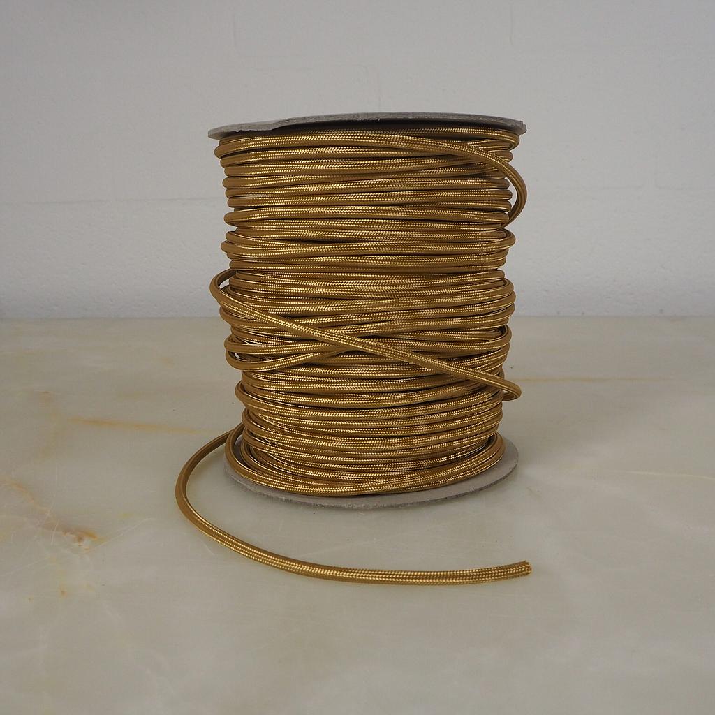 [998LIG020] Electrical textile cable 3*0,75 (GOLD)