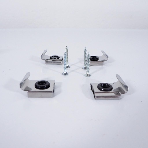 [4046704006395] Mirror fastener square (4pc)