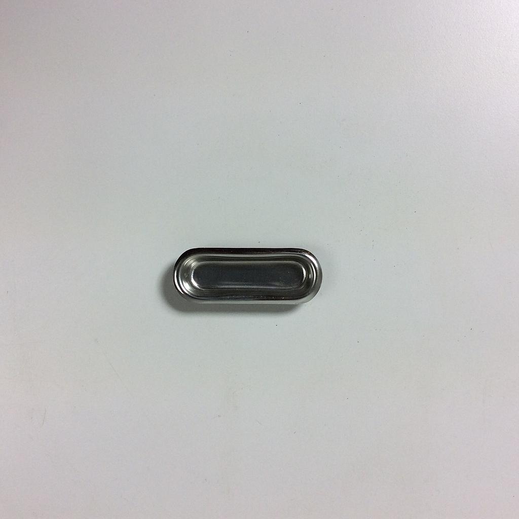 [103HAR083] Pair of Inset Cabinet Handle in steel (7 cm)