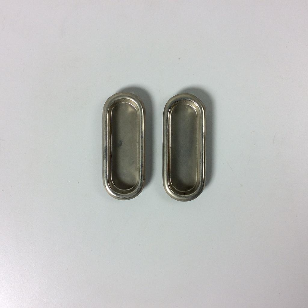 [103HAR097] Pair of Inset Cabinet Handle (8 cm)