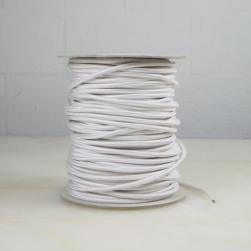 [999EXT010] Textile cable (WHITE GLOSS) - 1,2 m included in the price