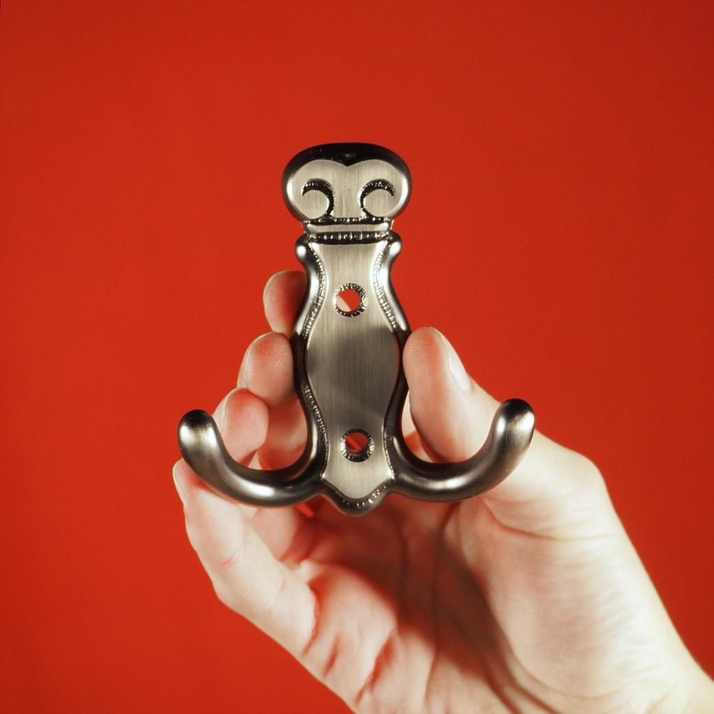 [999HAR873] Double coat hook 'Ionic'