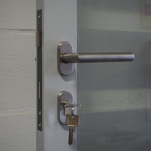 [099DOP001H] Set of hardware for sound proof glass doors with frame for JB 2000 partitions by Beddeleem (New product)