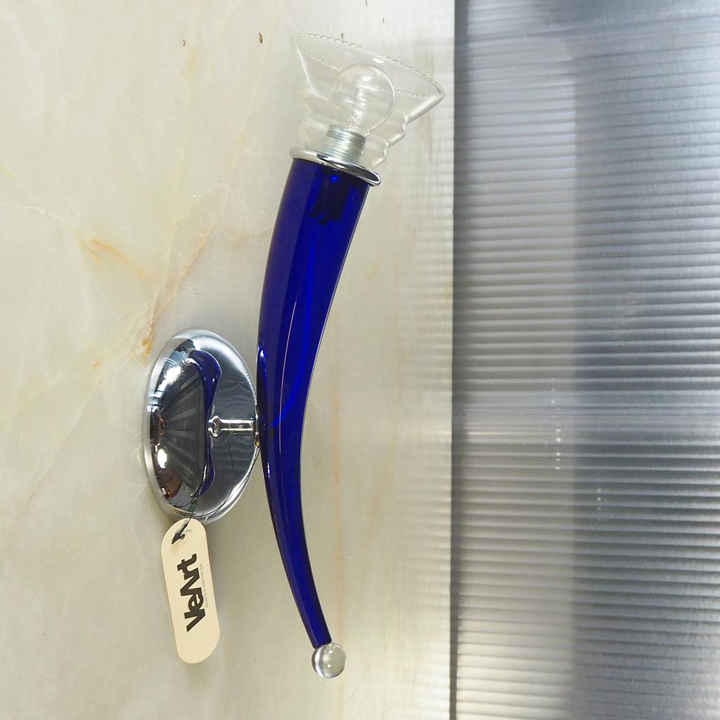 [999LIG1058] Wall sconce 'Ducale' by Giuseppe Righetto for VeArt (ca. 1990) - Blue