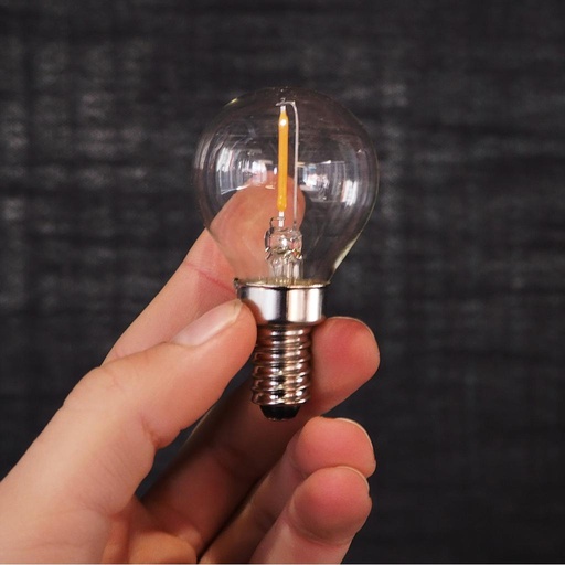 [8719699800076] Bulb E12 Led by Pope (0,5W, E12, 2200K) - Clear glass