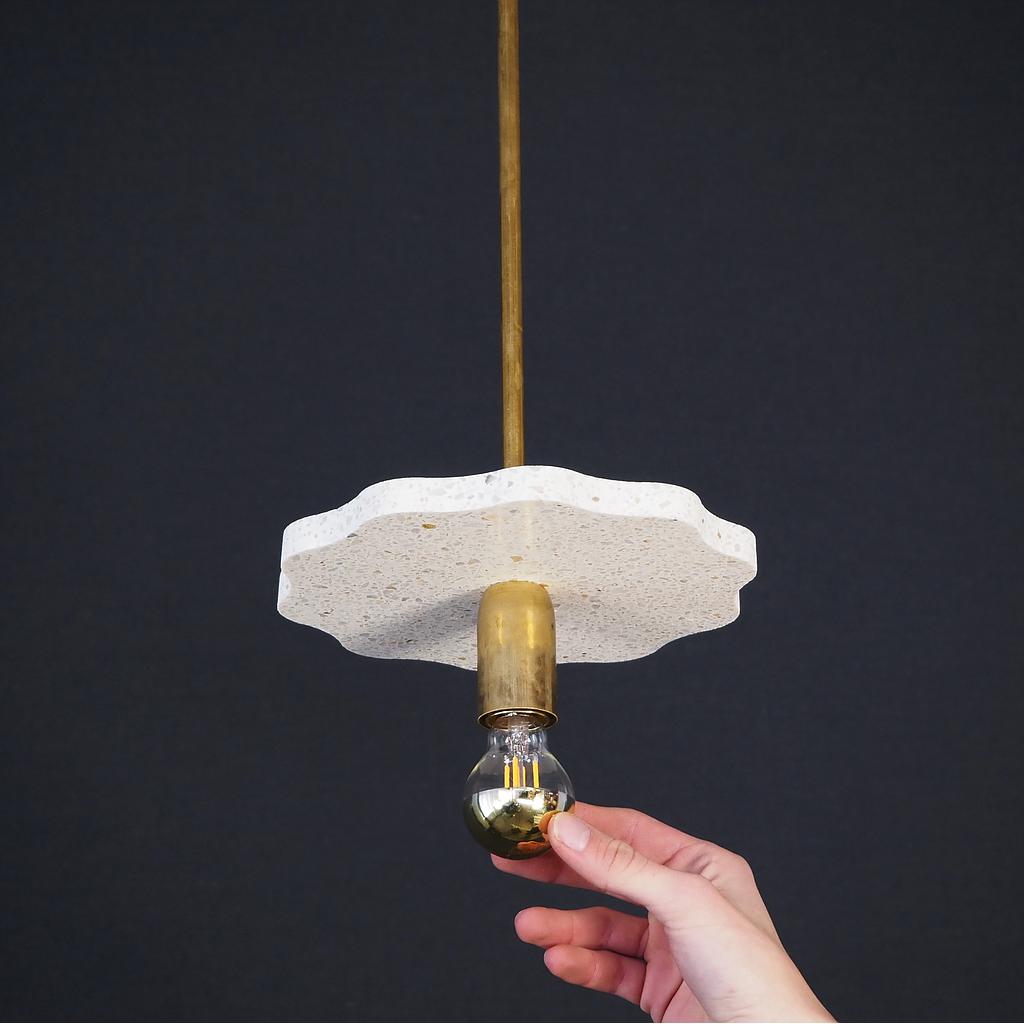 [999LIG1096] Hanging light 'Aurore 20' (wave)