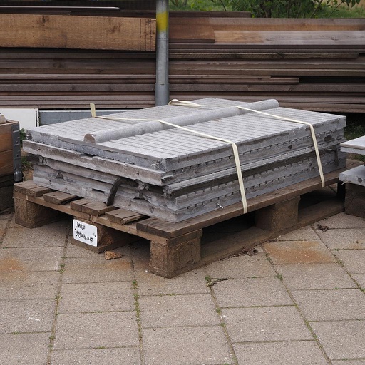 [999WAL019] Batch of blue limestone for wall cladding (± 5 m2)