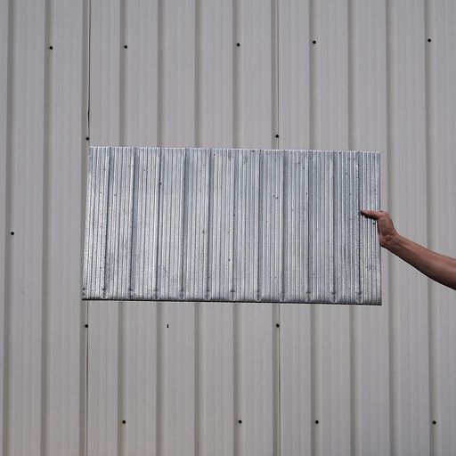 [999FUR1174] Shelf panel in galvanized steel for shelf 'Super 1-2-3' by Metalsistem (L. 89 cm)