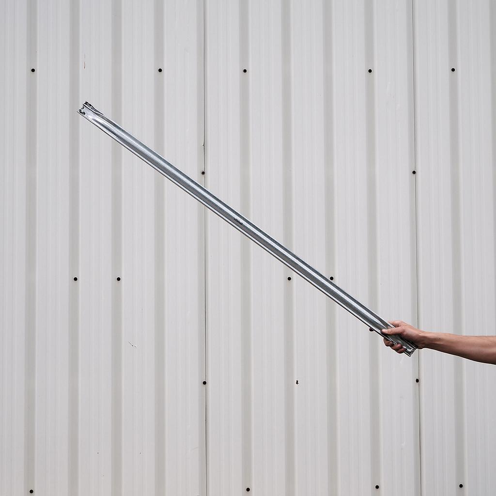 [999FUR1178] Beam in galvanized steel for shelf 'Super 1-2-3' by Metalsistem (L. 134,5 cm)