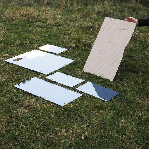 [999SAN161] Smoked mirrors (various sizes) - Only available in our physical shop