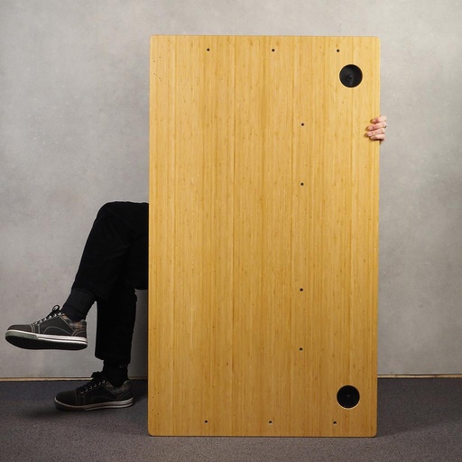 [901WOO025] Board in cross laminated bamboo (140 x 80 cm) - With cable holes