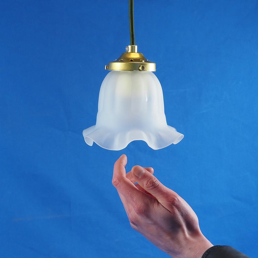 [999LIG1146] Hanging light 'Nadja' in frosted glass