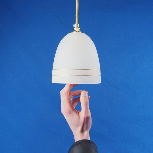 [999LIG1154] Hanging light 'Harry' in frosted glass