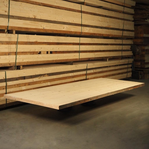 [999WOO052] Glued laminated timber panel (±342 x 99,5 cm) - 5,5 cm thick