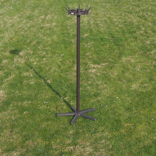 [999FUR1022] Coat rack in powder coated steel by Drisag (ca. 1980) - H. 172 cm