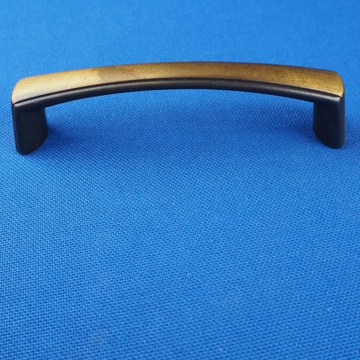 [999HAR1043] Cabinet handle in copper plated zamac by Metafranc (10,7 cm)