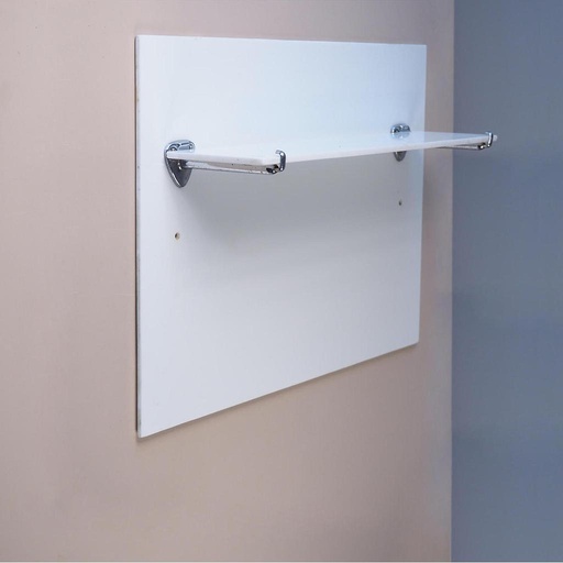 [222SAN002] Bathroom shelf in opaline glass
