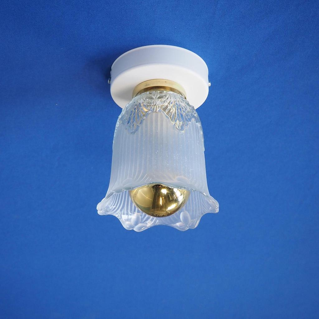 [999LIG1244] Wall/Ceiling light 'Morton' in textured glass