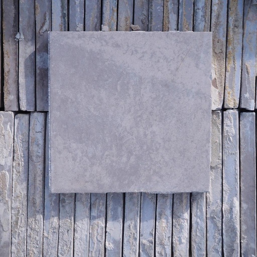 [192FLO007] Ceramic tiles by Welkenraedt from the Borgerstein building (15 x 15 cm) - Grey