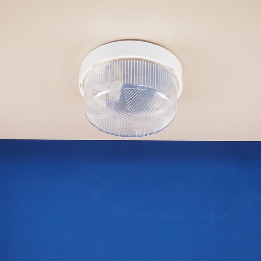 [999LIG1256] Wall/Ceiling light with textured plastic diffuser by Legrand (IP44)