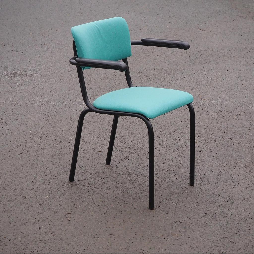 [225FUR062] Armchair by Unic design from Antwerp's Court of Appeal