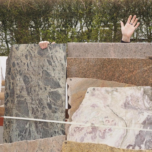 [999CLA855] Natural stone slabs [70 €/m²] - Various size - Only available in our physical shop