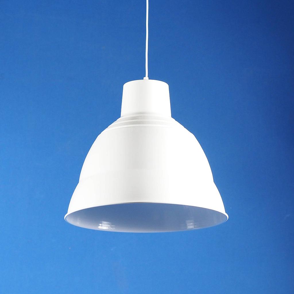 [B5411003] Hanging light 'Cabasa' in white lacquered steel by Serax