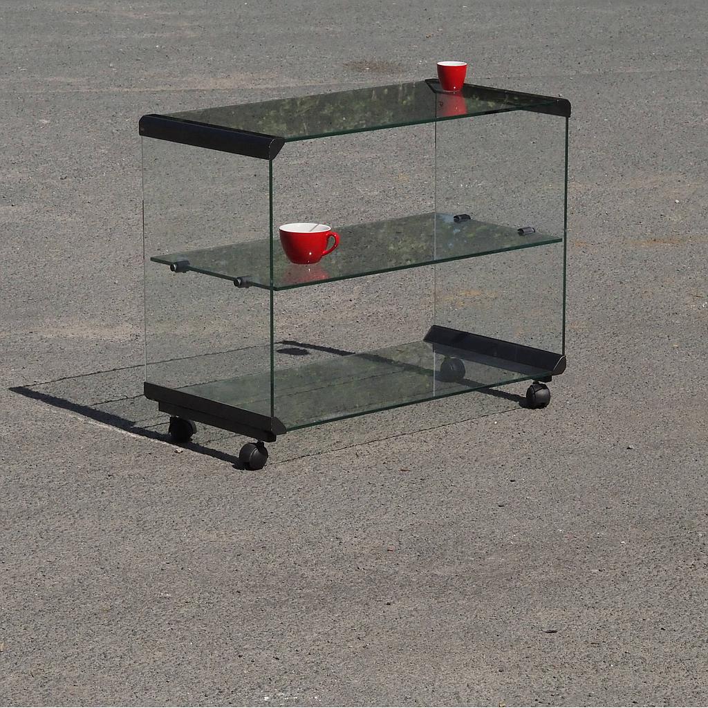 [901FUR1074] Side table by Pierangelo Gallotti for Gallotti & Radice (ca. 1980)