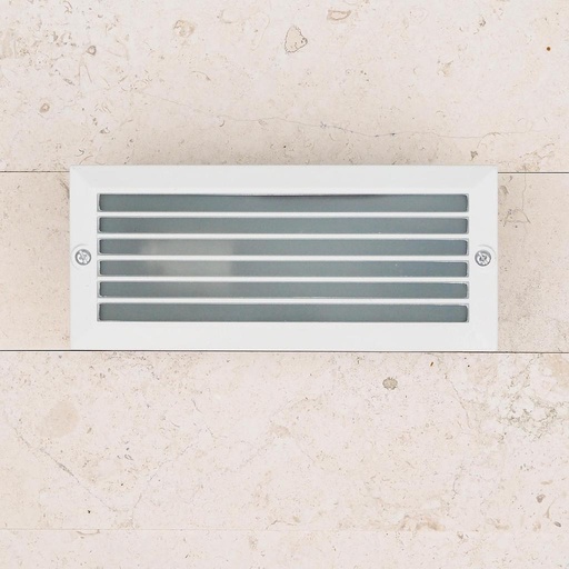 [999LIG1319] Outdoor recessed wall light 'Elegance' - White (IP44)