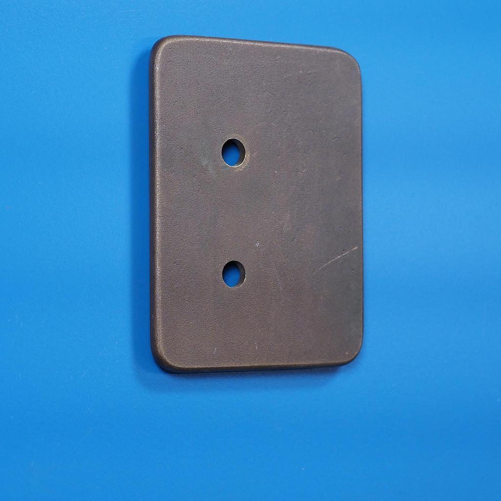 [005HAR243] Single handle plate with keyhole in sand-cast bronze by Jules Wabbes from the Générale de Banque (Right)