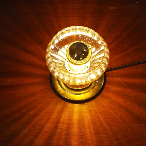 [999LIG1398] Table light 'Jacques' in brass and glass