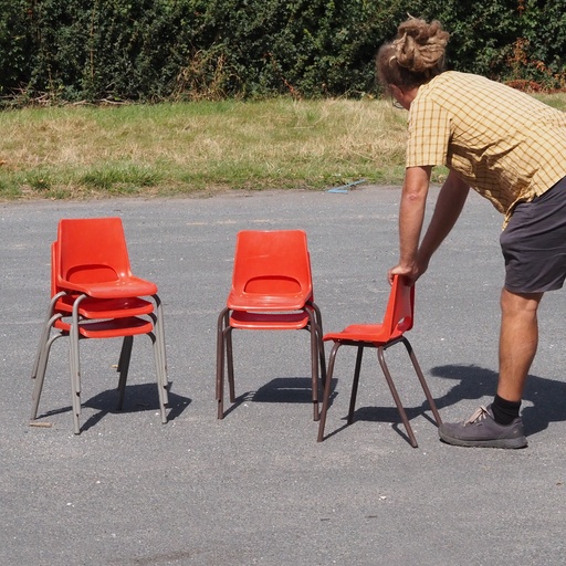 Stackable kids chair by Schilte